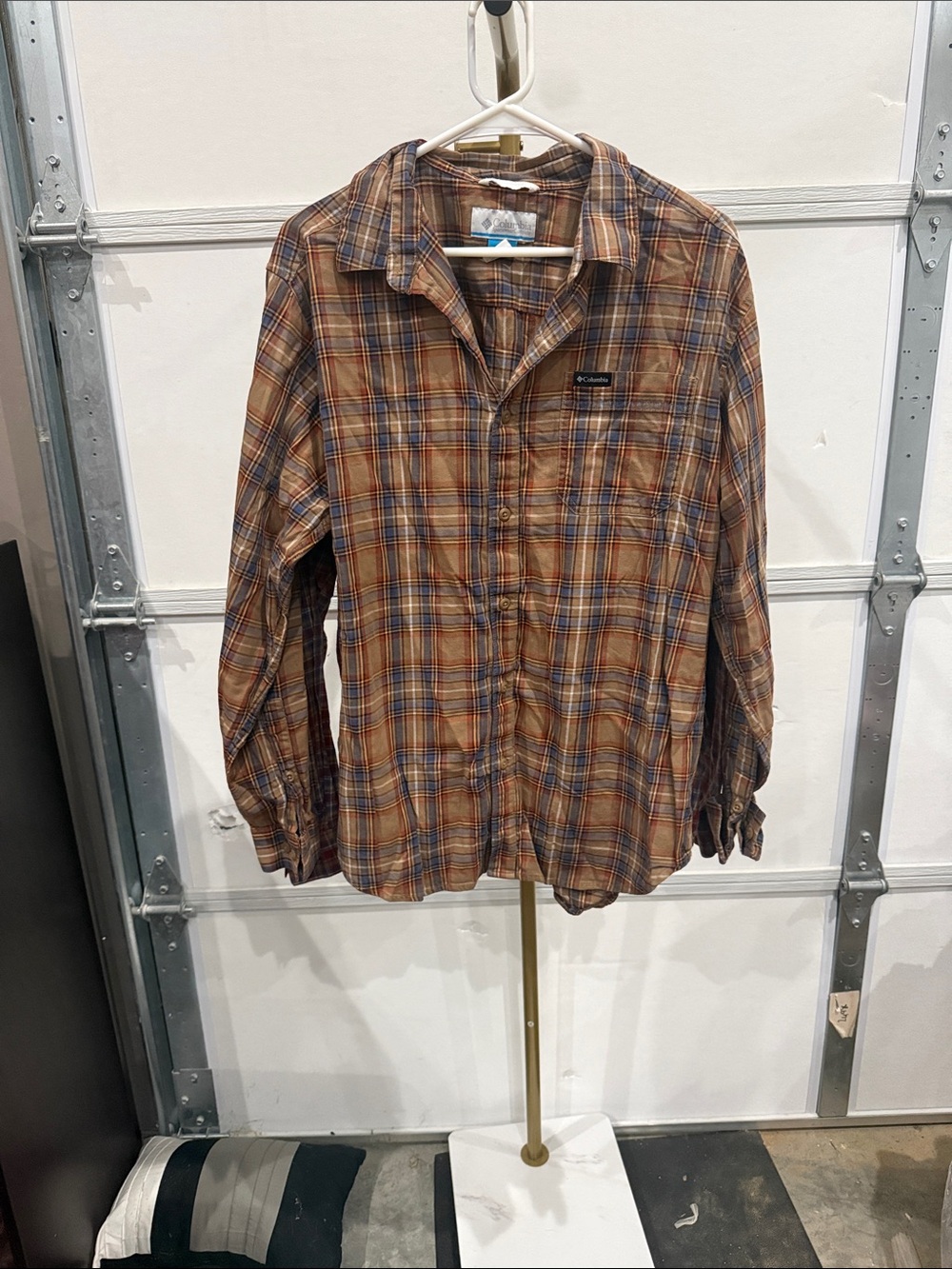 Columbia Plaid Button-Down Shirt bundle of two